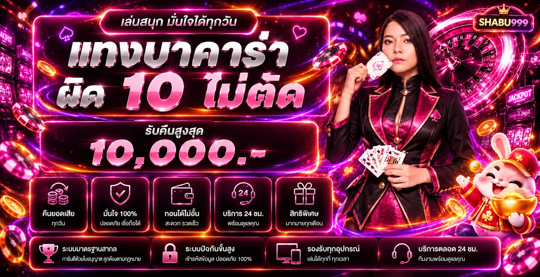 ภาพสิทธิประโยชน์และแนวทางใช้งาน SHABU999 อย่างมีสติ
